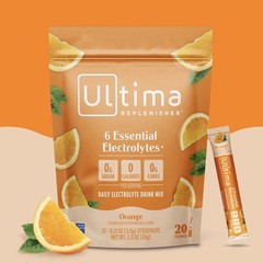 40 Count Ultima Hydration Electrolyte Drink Mix Sticks- Orange And Variety Pack