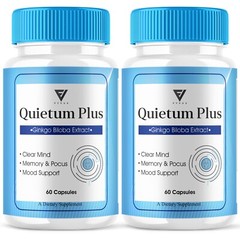 (2 Pack) Quietum Plus, Quietum Advanced Tinnitus Support (120 Capsules)