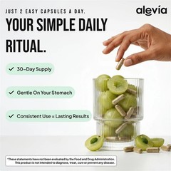 5x Alevia Organic Amla Capsules 1000mg Indian Gooseberry Antioxidant Supplement