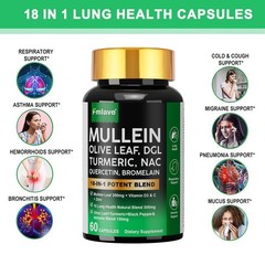Mullein Lung Cleanse – Herbal Lung Detox & Cleanse for Respiratory Lung Health