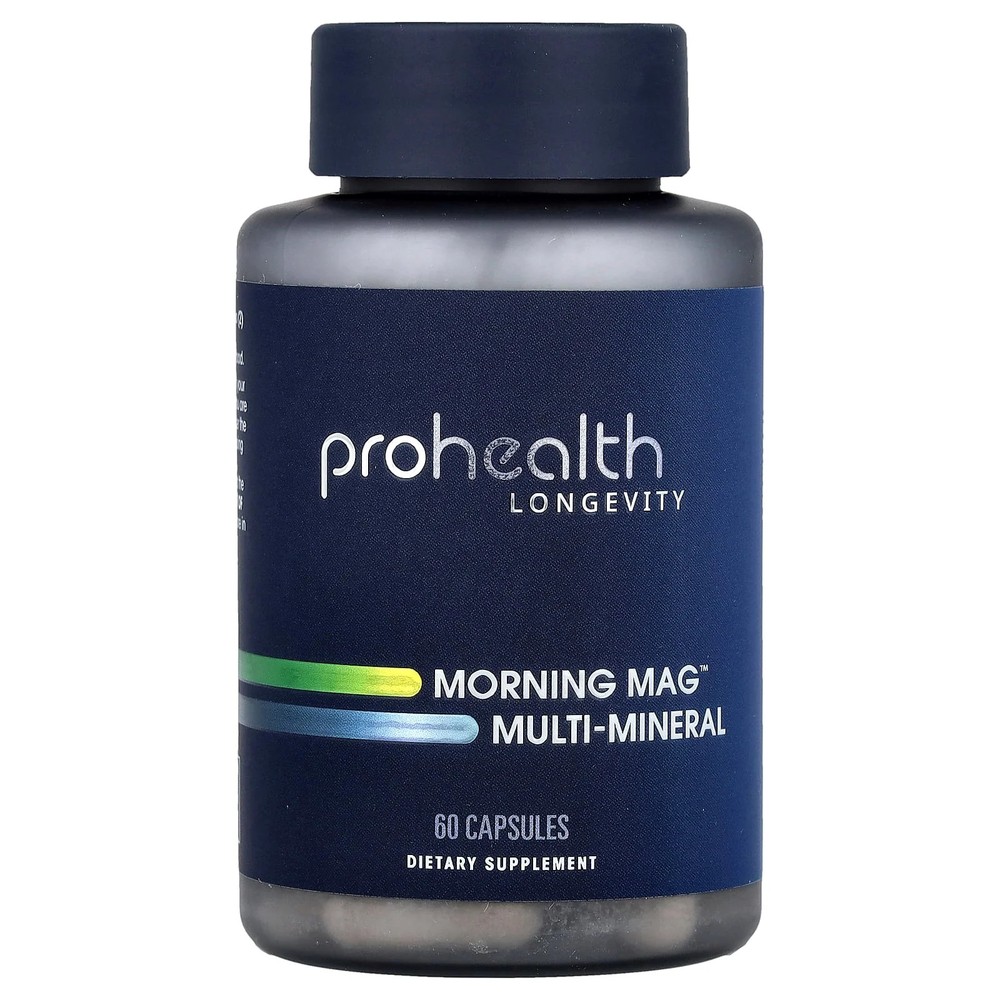2 X ProHealth Longevity, Morning Mag� Multi Mineral, 60 Capsules