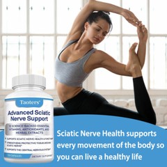 Advanced Sciatic Nerve Support Supplement,Soothe Aches,Anti-Inflammatory