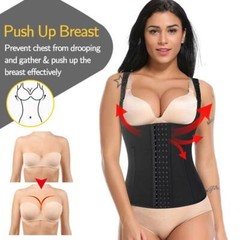 Women Waist Trainer Sweat Vest Workout Sauna Suit Tank Top Body Shaper Slimming