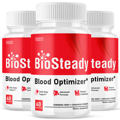 (3 Pack) Biosteady Capsules Blood Optimizer Bio Steady Regulate Sugar (180ct)