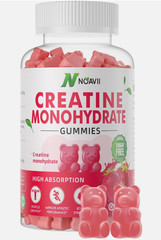 Creatine Monohydrate Gummies Strawberry 90 ct – LOT OF 4 – Noavii expire 05/2027