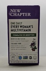 Exp 8/26 New Chapter One Daily Every Woman’s Multivitamin 48 TABLETS Exp 8/26
