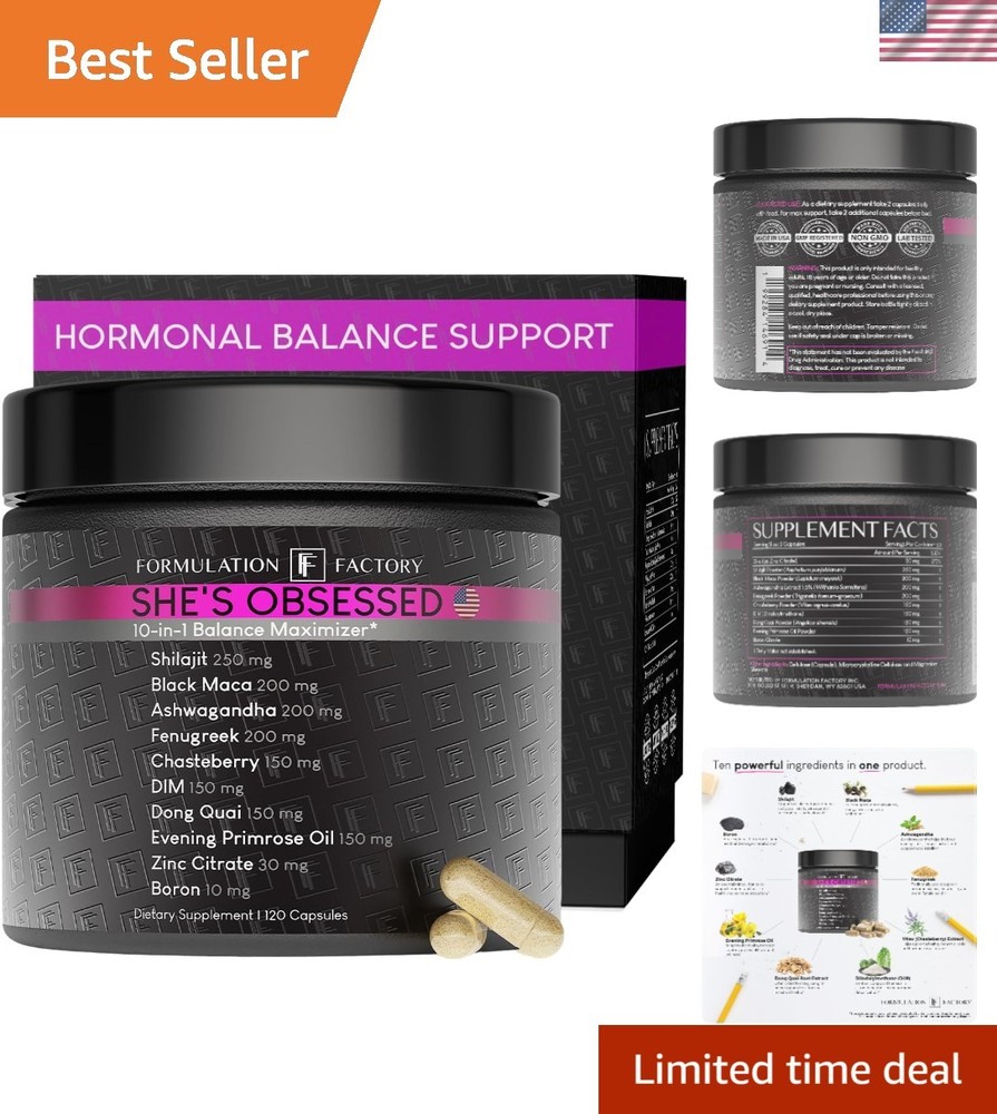 She’s Obsessed Vitality Complex: Hormone Balance & Libido Support – 120 Capsules