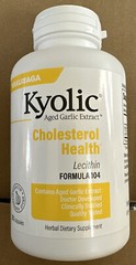 Kyolic Formula 104 Garlic Lecithin Cholesterol Capsules -200 Count. Exp 12/2026