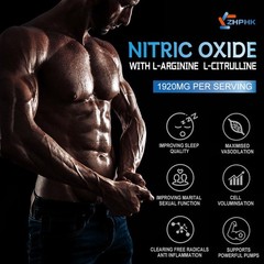 Nitric oxide enhancer supplement testosterone booster for male sexual function