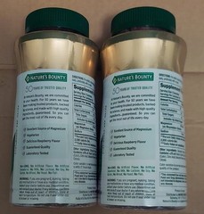 2 Bottles Nature’s Bounty Magnesium Citrate Gummies 90 Count Each 270mg 04/2026