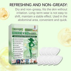 10-IN-1 Advanced Moringa Berberine Nano Microneedle Fat Burner Patch 7pcs Box US