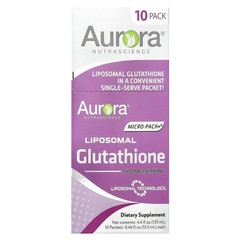 2 X Aurora Nutrascience, Micro-Pack+�, Liposomal Glutathione , 10 Packets, 0.46