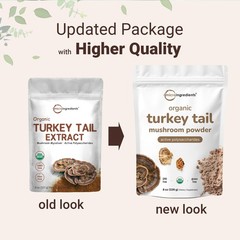 Micro Ingredients Organic Turkey Tail Mushroom Powder 8 Ounce (Pack of 1)