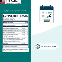 LifeSeasons Stem Boost-R – Cell Support 120 Count (Pack of 1), Original