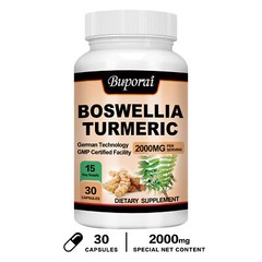 Boswellia Turmeric 2000mg – Joint Support Anti Inflamatory 95% Curcuminoids
