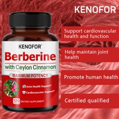 Berberine Capsules Support Immune Function Health Antioxidants 30-120 Pills