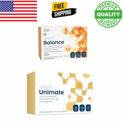 1X Unimate Yerba Mate Supplement LEMON GINGER 30 Sachet& 1X BALANCE (30 sachet)