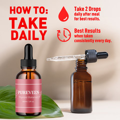 (1 Pack) Pureveen Advanced Drops Support Fitness & Energy Pure Veen 30 Servings