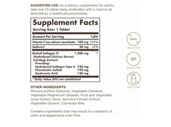 SOLGAR Collagen Hyaluronic Acid Complex 30 Tablets Exp 05/2027