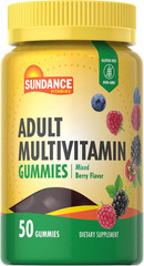 Adult Multivitamin Gummies | for Men & Women | Mixed Berry Flavor | 50 Gummies |