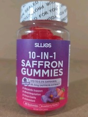 Saffron Gummies 10-IN-1 Saffron, Supports Mood, Focus & Clarity