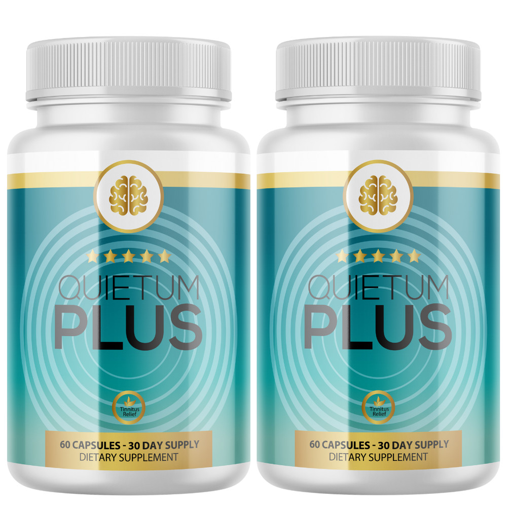 Quietum Plus- Brain & Hearing Support- 2 Bottles- 120 Capsules