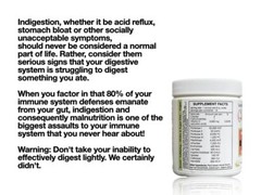 Sufficient C Glutenizer Force Plus Kiwi-Strawberry Digestive Drink Mix 2000mg
