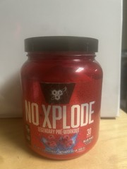 BSN No-Xplode Advanced Strength Supplement – Blue Raspberry (30 Servings)