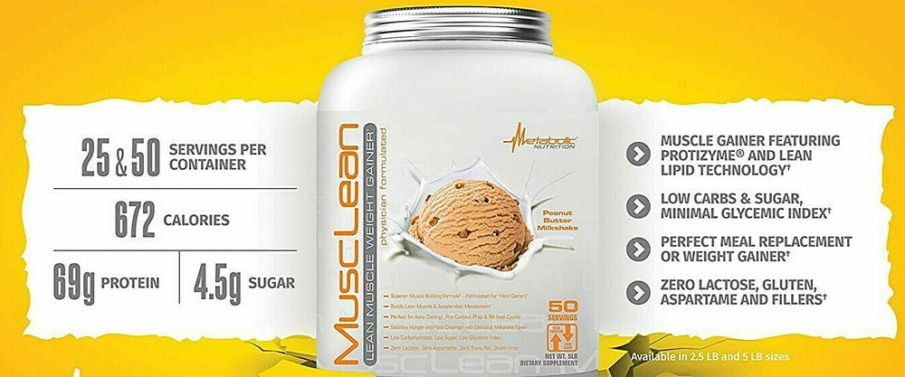 ISOLATE PROTEIN-MUSCLEAN METABOLIC NUTRITION PHARMA GRADE PROTEIN-NEW-SEALED