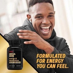 GNC Mega Men Energy and Metabolism Multivitamin Caplets, 180 ct.