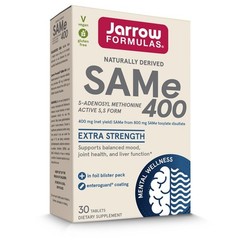 Jarrow Formulas SAMe 400mg Vegan 30 Tablets Exp 1/2027