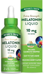 Nature’S Truth Melatonin Liquid | 10 Mg | 2 Fl Oz Maximum Strength for Adults |