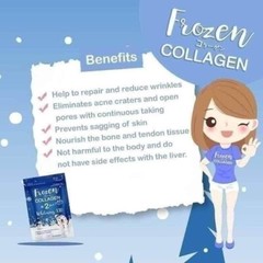 FROZEN COLLAGEN 2in1 Whitening 60capsules Authentic! US Seller