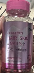 Josend Hair Skin & Nails Biotin 5000 mcg Vitamin Softgels 90 Ct