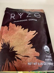 RYZE Mushroom Coffee Organic Vegan 6.35 oz Bags Lot of 2 Exp 12/2027