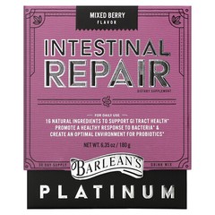Barlean s Intestinal Repair Mixed Berry Flavor 6 35 oz 180 g Gluten-Free ,