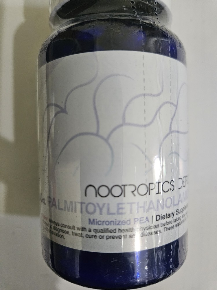 Nootropics Depot Palmitoylethanolamide Capsules | Pea | 400mg Pills | 60 Count |