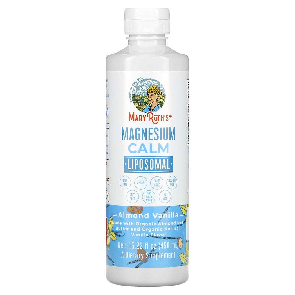 Magnesium Calm Liposomal, Almond Vanilla, 15.22 fl oz (450 ml)