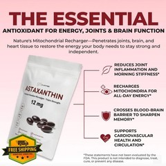ClarityMD Astaxanthin 30 Softgels Pack of 3 12mg