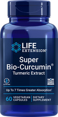 CLEARANCE Life Extension Bio-Curcumin® Turmeric 400 mg 60 VCaps (exp 7/2026)