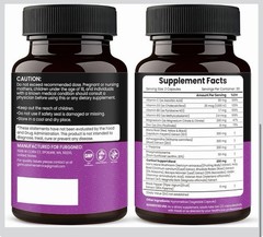 FURGGNEO Cortisol Support Supplement 18-in-1 Blend 60 Caps Vegan Non-GMO