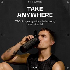 Bulk Iconic Shaker Bottle, With Wire Mixing Ball, Jet Black, 750 ml