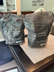 2 bags of Truvani Vegan Protein Powder Chocolate 1.5lb Organic Plant Based