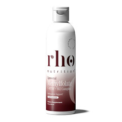 Rho Nutrition Liposomal Methylfolate 5-MTHF + B12 Liquid Energy Mood Support