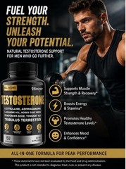 Fish Oil Plus LeciThin and Testosterone- Brain , Heart , Immune Booster On Sale