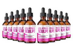 Gelatine Sculpt Drops, Max Strength Formula, GelatineSculpt Supplement (10 pack)
