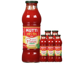 Tomato Puree with Basil (Passata Con Basilico), 24.5 Oz. | 6 Pack | Italy’S #1 B