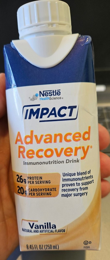 Nestle Impact Advanced Recovery Immunonutrition Drink Vanilla 8.45 oz 10 Ct