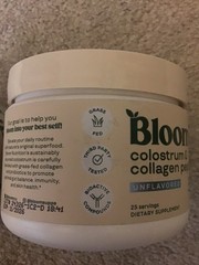 2 Bloom Colostrum & Collagen Peptides Unflavored 4.16 Oz NEW SEALED