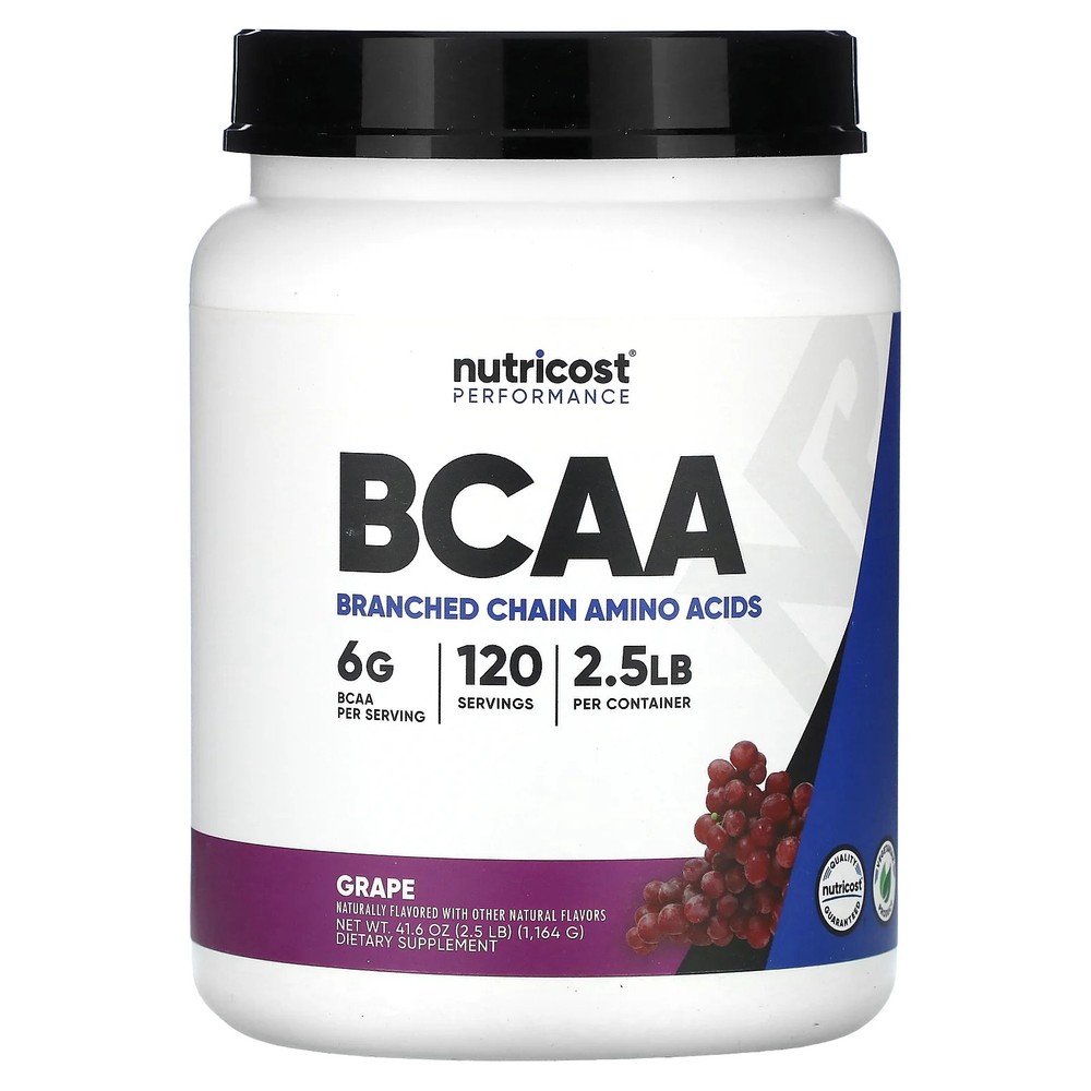 2 X Nutricost, Performance, BCAA, Grape, 2.5 lb (1,164 g)